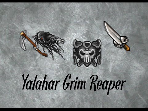 Tibia Guide | Yalahar Cemetery Quarter | Grim Reaper