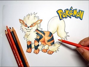 How to draw Arcanine (Pokemon)