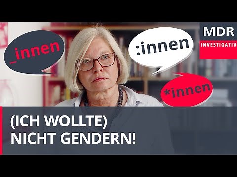 (Ich wollte) NICHT GENDERN!