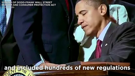 981K views · 1.1K reactions | Today marks a decade since Dodd-Frank was signed into law—the most far reaching banking reform since the Great Depression and a major milestone on the long journey toward strengthening the American economy in the wake of the Great Recession. Hear from the voices that made progress like this possible—and the ways this legislation still protects consumers today. www.obama.org/wall-street-reform | Obama Foundation | Facebook