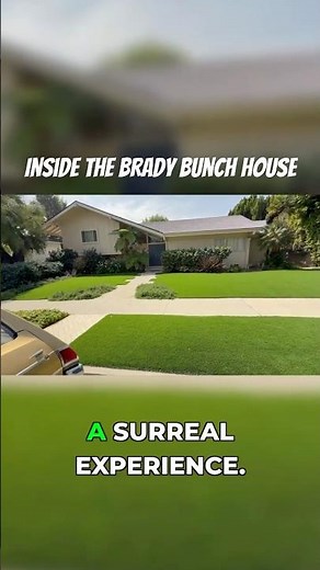 Unbelievable! My Brady Bunch House Tour! #bradybunch #shorts