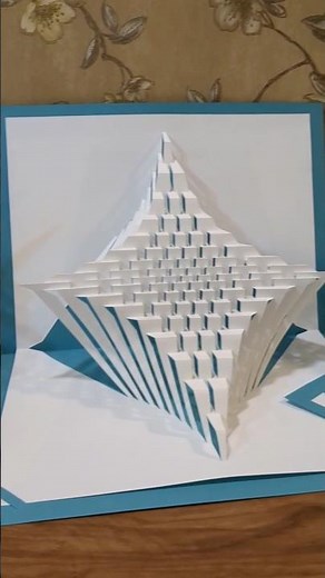 Cut Paper Art: Kirigami & Tessellation Techniques #origami#kirigami