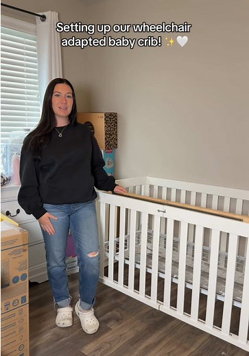 Wheelchair Adapted Baby Crib Setup | Interabled Couple