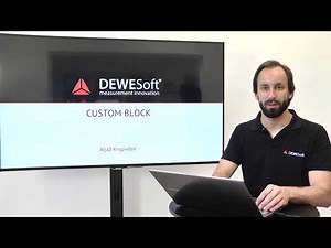 Custom block within sequencer in DewesoftX