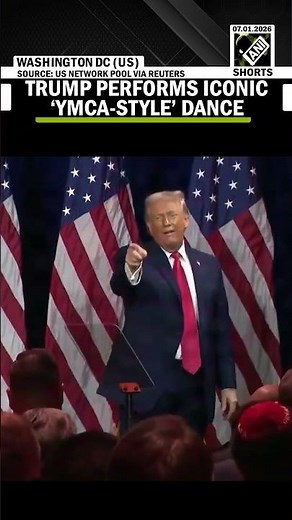 Trump dances YMCA-style at Kennedy Center, wows audience with signature moves
