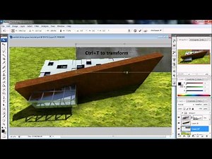 Architecture Illustrations: Landscape via Photoshop