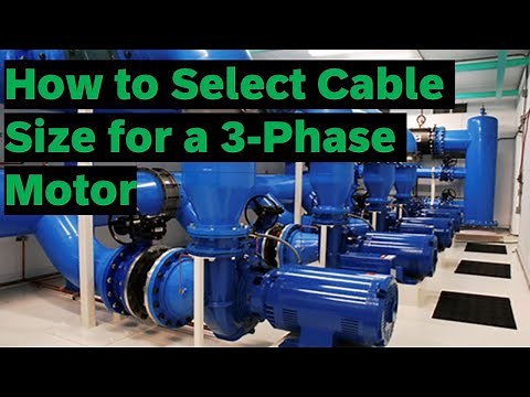 How to Select Cable Size for a 3-Phase Motor