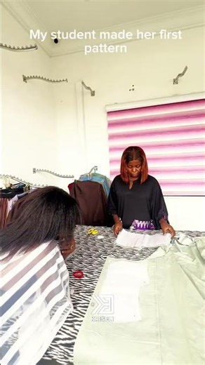 Kriseli Training - Transfering pattern to fabric