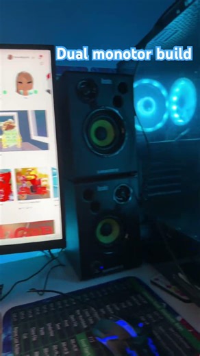 Dual monitor build #gaming #pc