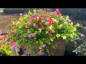 Style Realistically in 3 Easy Steps | Best Artificial Outdoor Flowers | DER ROSE Flowers in Planter
