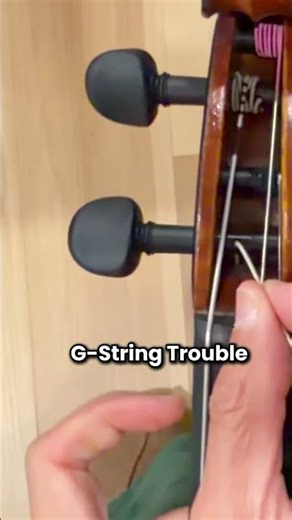 String Change Gone Wrong. DON’T try this at home #strings #viola #violin