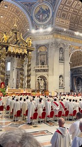 The Gloria sung by the Vatican choir from@inside St. Peter’s Basilica. #romancatholic #holymass #vatican | Shrine of Our Lady of Guadalupe