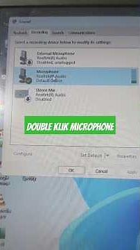 Cara memperbaiki Mic tidak berfungsi pada laptop Lenovo Ideapad, HP Acer dan Asus saat Zoom Meet Cam