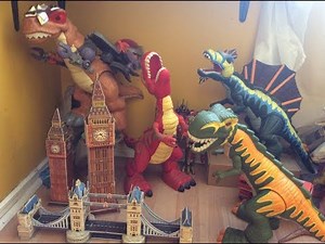 Review Dinosaurios Imaginext - Mega T-Rex(s) y Mega Spinosaurus