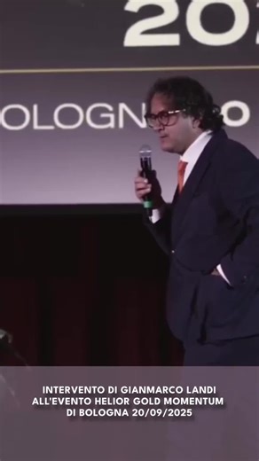 Gold Momentum 2025: Intervento di Gianmarco Landi - #helior #oro - https://www.helior.it/scopri-loro-helior/
