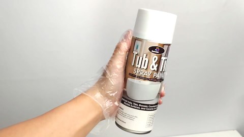 Tub and Tile Spray Paint White Gloss Aerosol Spray Tile Paint Bathtub Paint Refinishing Kit for Tiles Ceramic Porcelain Fiberglass Repair Bathroom Walls Bathtubs Sinks Countertops Toilets 2PACK