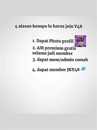 Gass join 👈🏻😋 #violet48 #v48 #openmember #fyp #jkt48