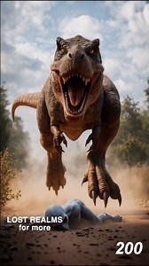 Fastest T-Rex Chase #aliens #dinosaur #epicchase