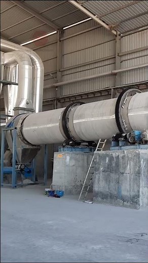 Quartz Sand Rotary Dryer On Site Operation