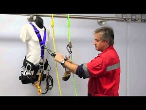 Proposed fall protection method for rope access