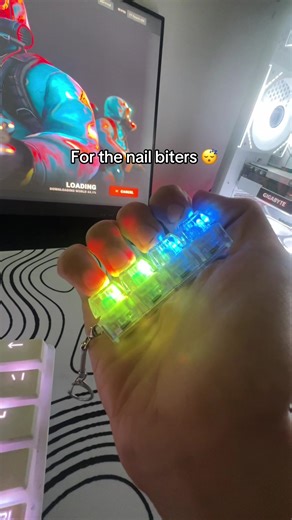 Discover Keychain Fidget Switches for Nail Biters