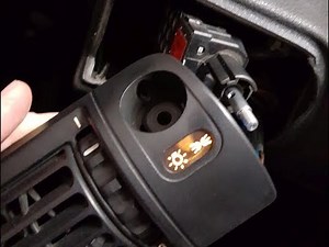 BMW Z3 - Desmonte interruptor luces y cambio lampara - lights switch dissasambling