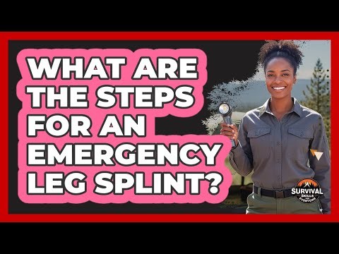 What Are The Steps For An Emergency Leg Splint?