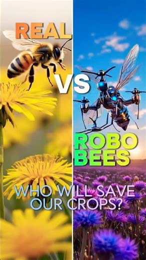 Robotic Bees Pollinate Farms: Save Our Food! #roboticbees, #beedrones, #pollinationtechnology