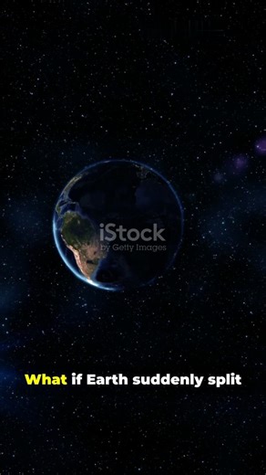 What If Earth Split in Half? 🌍⚠️