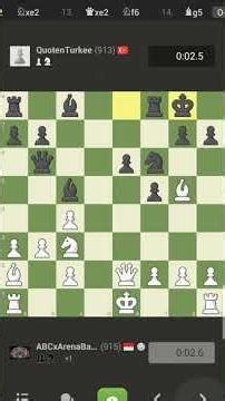 ABC Vs QuotenTurkee ‪@chess‬ #chess #catur #shorts #chesscom