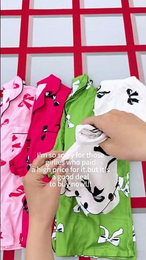 Adorable Women's Pajama Sets with Bow Pattern - Unboxing Colorful Sleepwear#pajamas