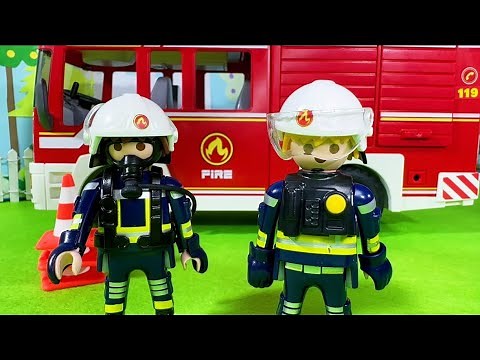 Unbox, Assemble, and Play with the Latest Playmobil City Action Fire truck | Fire fighters | Rescue