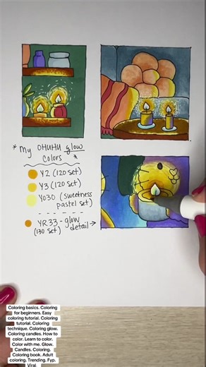 Easy Coloring Tutorial: Color Candles with Light for Beginners