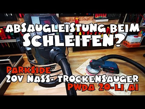 Ausprobiert: PARKSIDE® Akku-Nass- und Trockensauger PWDA 20-Li A1