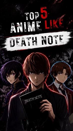 Top 5 Mind-Game Anime Like Death Note 🧠🔥