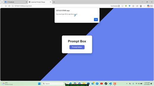 #coding: Javascript Prompt Method - Get input from users using prompt in JS | Codekinda