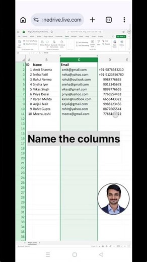 Text to Columns in Excel Mobile 📱 | Split Data Easily in Seconds! 🔥 #excelmobile #exceltips