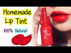How To Make Lip Tint At Home | DIY Homemade Lip Tint