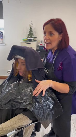 When the client know it all🤣🤣#hair #hairstyles ##wine #fridayvibes #hairdresser #hairdresser #btc