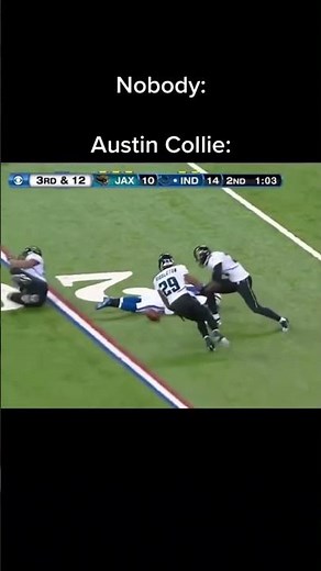 Austin Collie Be Like NFL #shorts