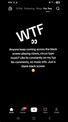 #wierd #blackscreen #glitch #fyp #blackout