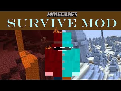 Minecraft Mod Showcase : THE SURVIVE MOD!