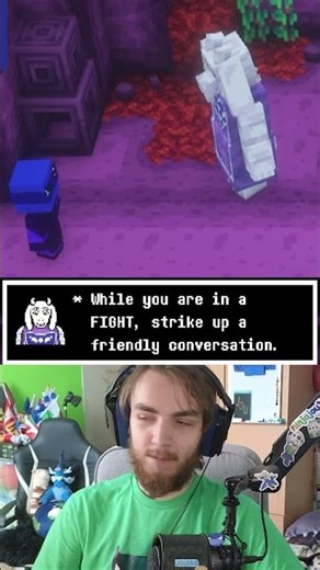 The Dummy #minecraft #undertale #deltarune