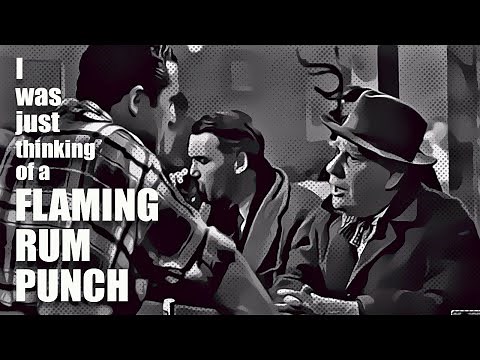 FLAMING RUM PUNCH & MULLED WINE | BAR SCENE | 1946 IT’S A WONDERFUL LIFE | CLARENCE THE ANGEL