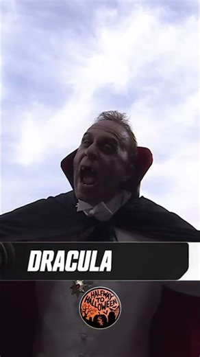 Frankenstein and Dracula were at the White Sox game celebrating Halfway to Halloween 🎃