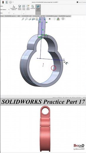 Easy Steps To Create Awesome SOLIDWORKS Models - Part 16
