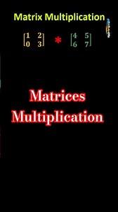 Multiplication of Two Matrices | Matrix Multiplication | CBSE class 12 | | BCA | BSc | BTech | MCA