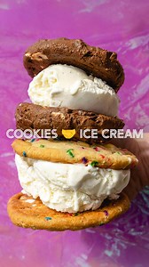 Get two scoops of cold ice cream between two warm Classic cookies - now at a fraction of the original price! Offer ends soon! | Insomnia Cookies