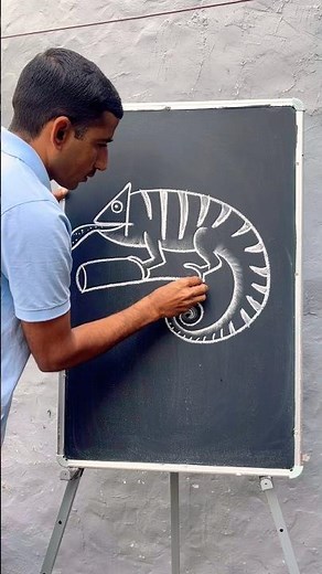 How to draw a lizard step by step ||🦎👌 #lizardart #easyart #art #nareshart