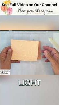 DIY Card Making: Embossing & Highlighting Secrets #shorts